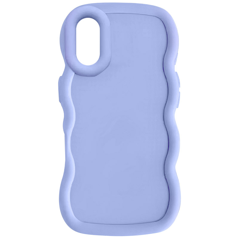 Чехол TPU Ripple для Apple iPhone X / XS (5.8") (Lilac Blue)