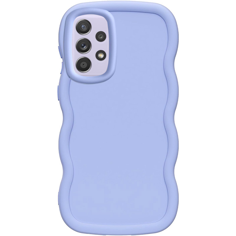 Чехол TPU Ripple для Samsung Galaxy A52 4G / A52 5G / A52s (Lilac Blue)