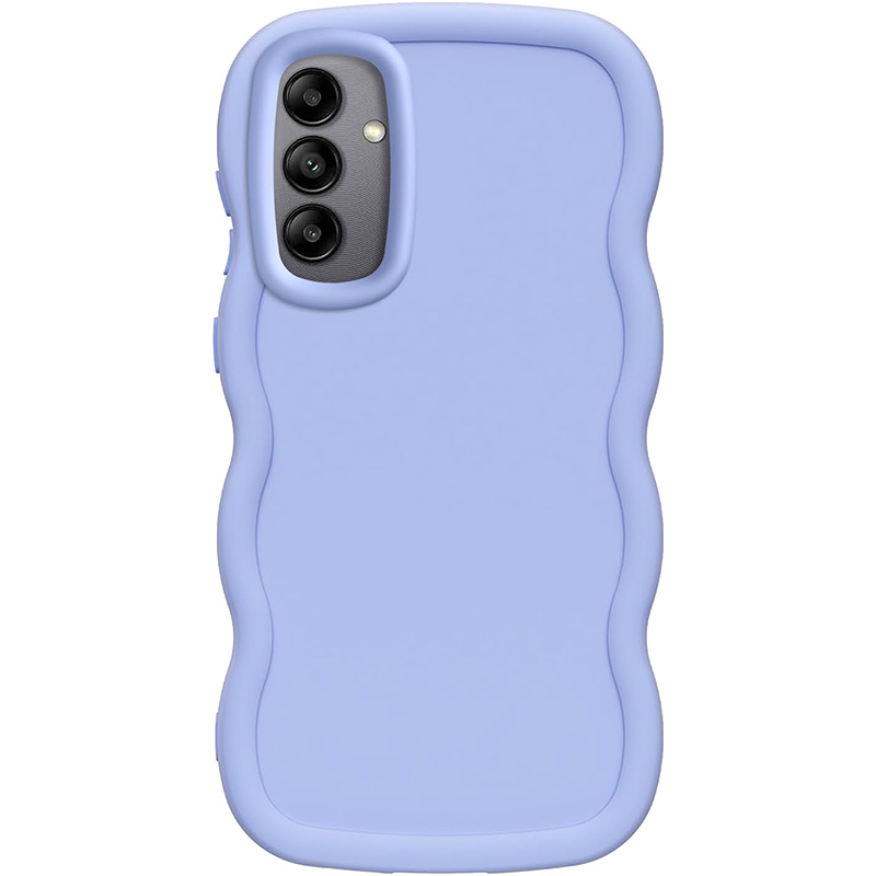 Чохол TPU Ripple для Samsung Galaxy S24 FE (Lilac Blue)