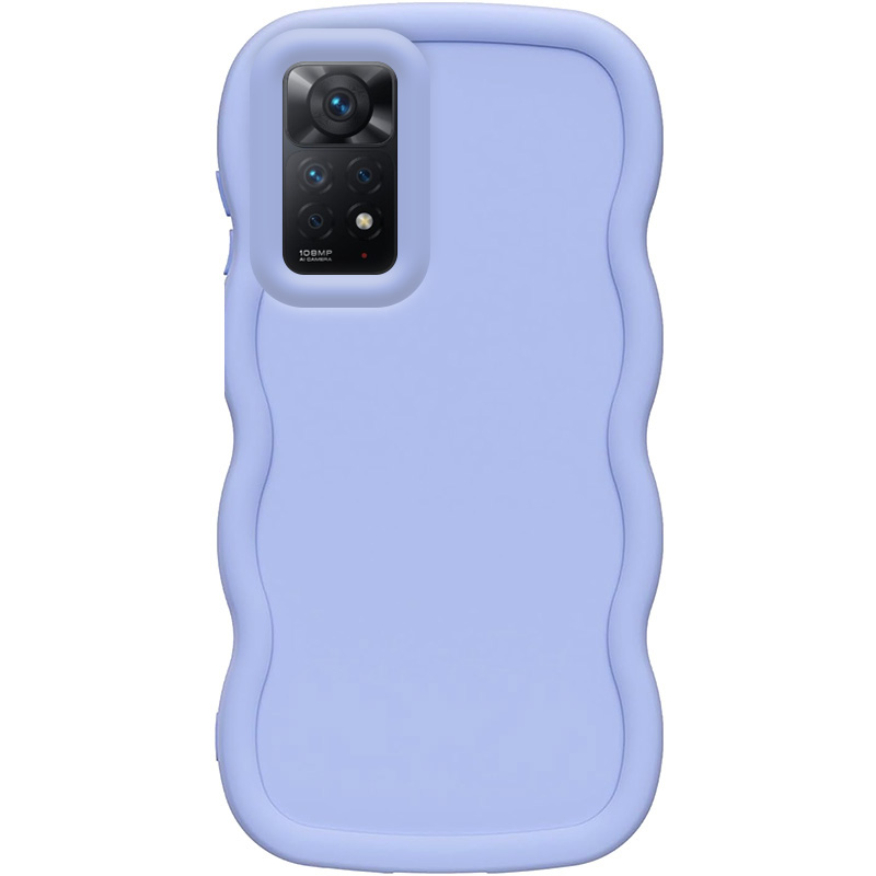 Чехол TPU Ripple для Xiaomi Redmi Note 11 Pro 4G/5G  (Lilac Blue)