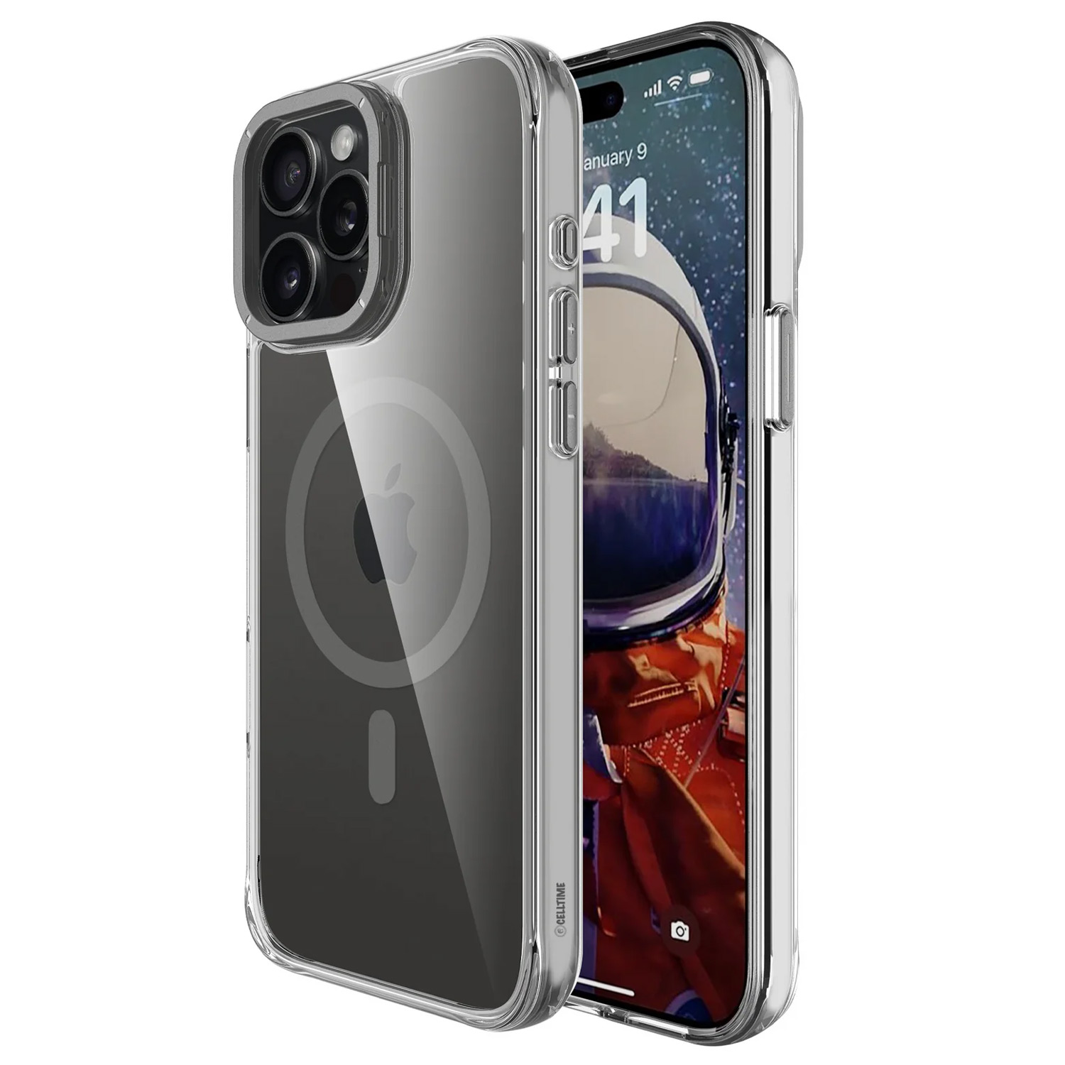 Чохол TPU Space Case Apex with MagSafe для Apple iPhone 15 Pro (6.1") (Grey)