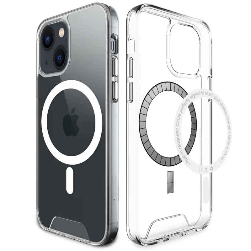 Чохол TPU Space Case with MagSafe для Apple iPhone 14 (6.1") (Прозорий)