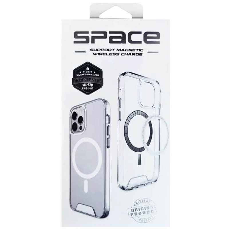 Чехол TPU Space Case with MagSafe для Samsung Galaxy S23 Ultra Прозрачный в магазине onecase.com.ua