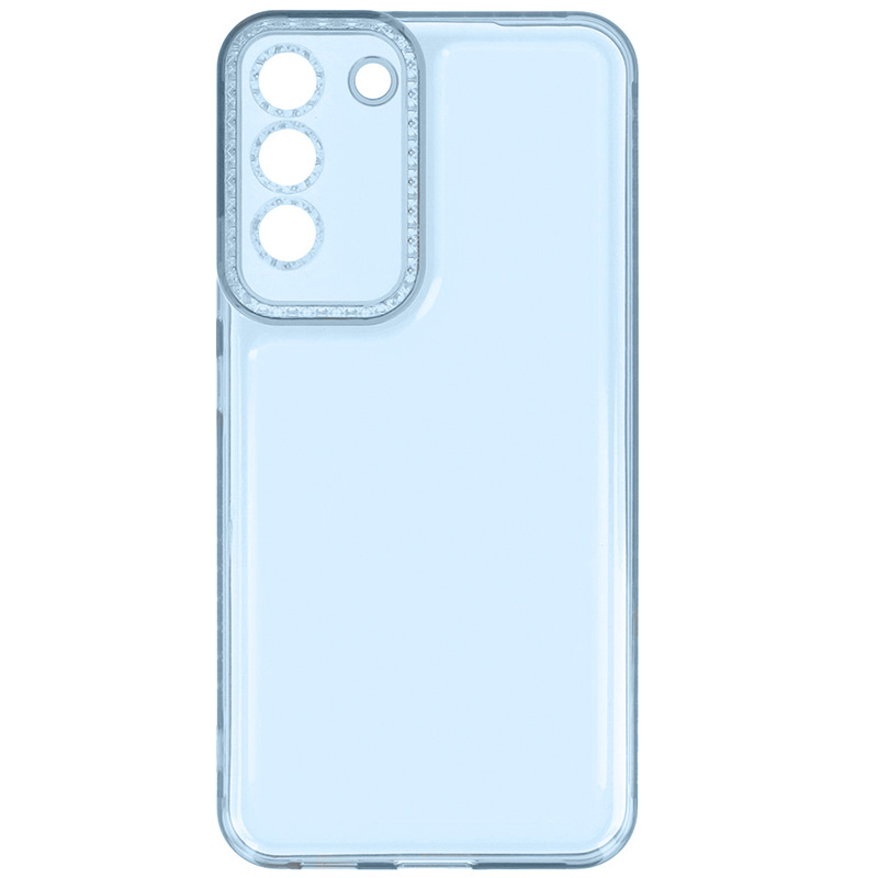 Чехол TPU Starfall Clear для Samsung Galaxy S22+ (Голубой)