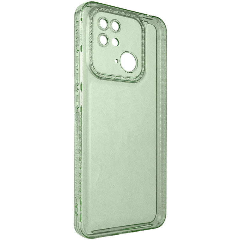 Чехол TPU Starfall Clear для Xiaomi Redmi 10C (Зеленый)
