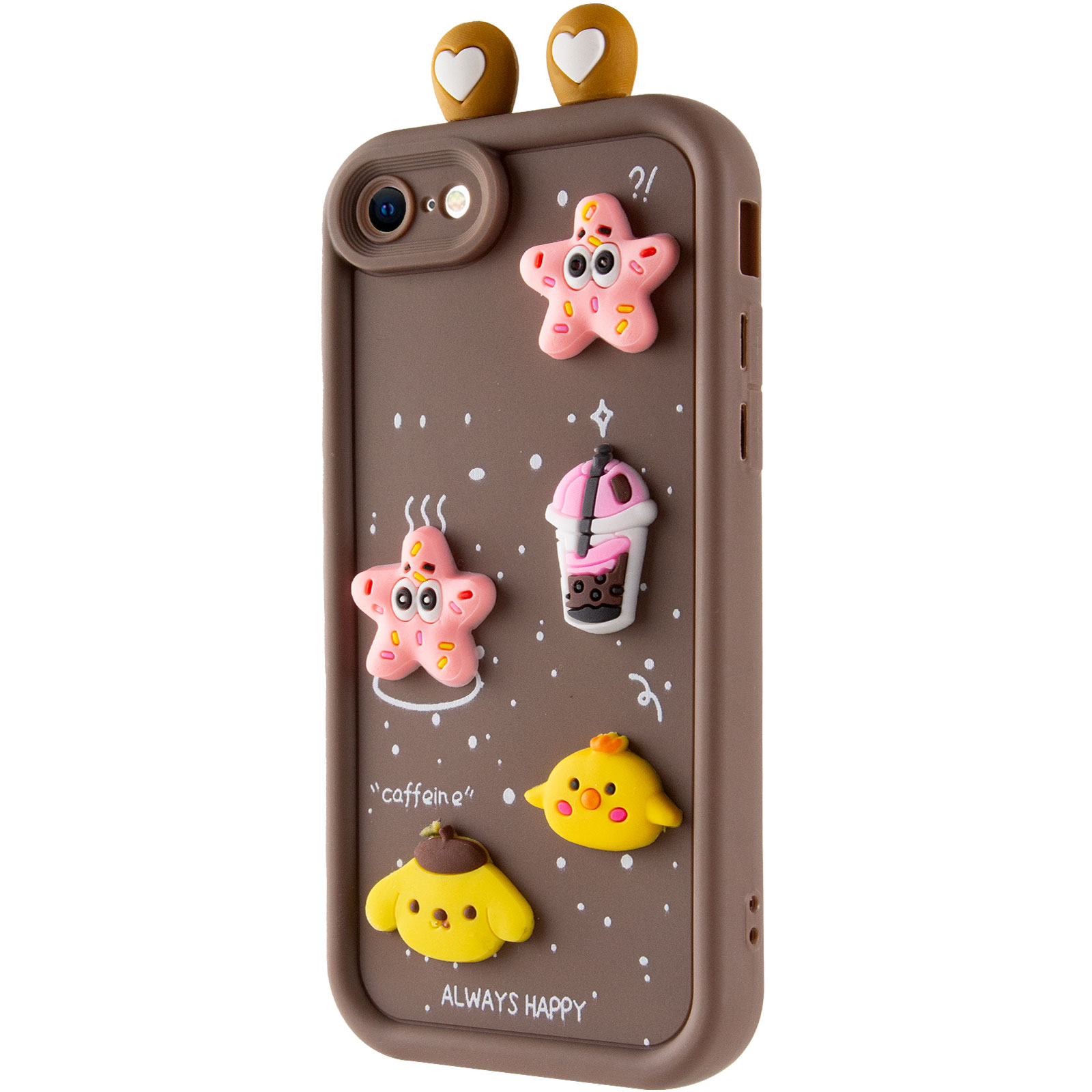 Чохол TPU Toys Case with Ears для Apple iPhone 7 (4.7'') (Brown)