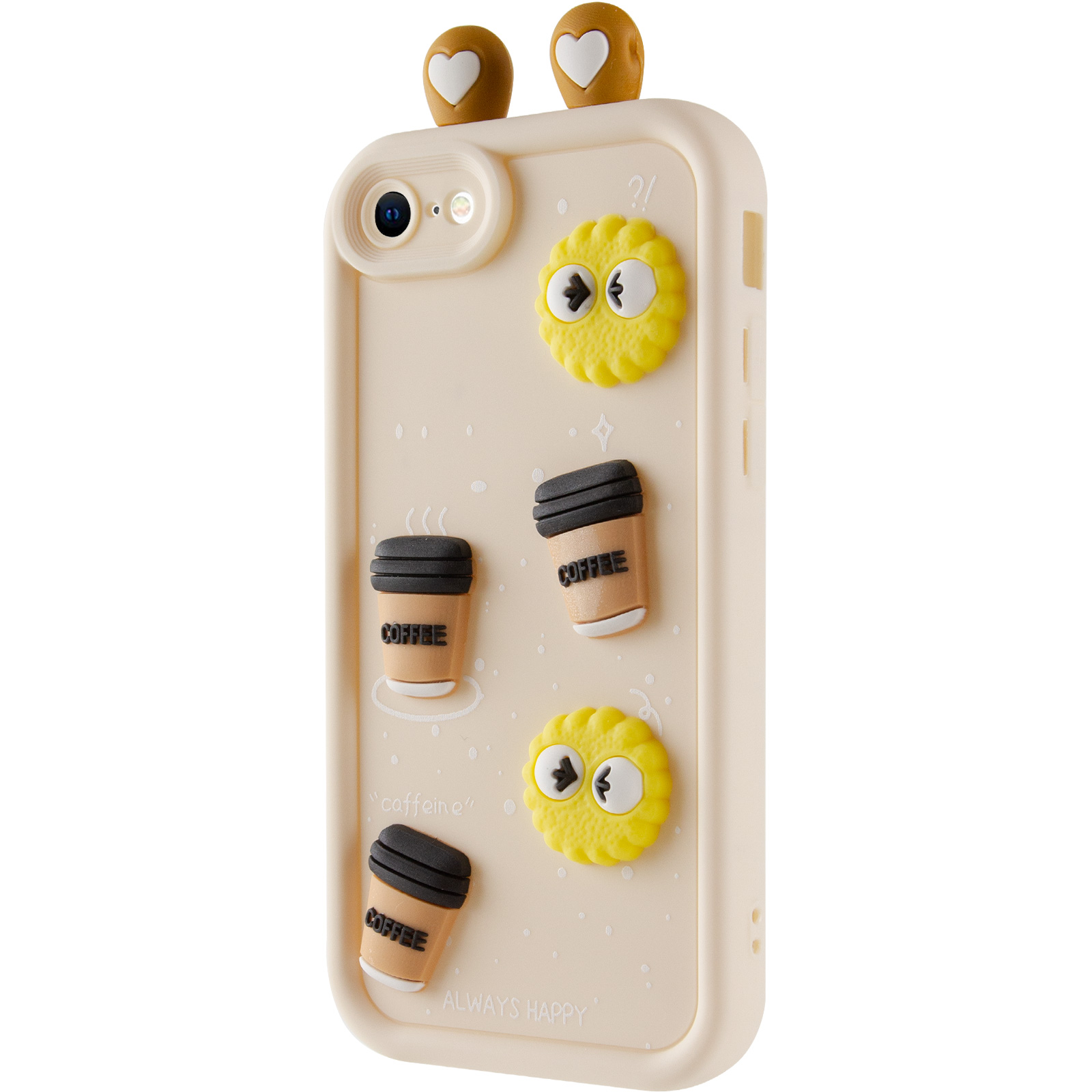 Чохол TPU Toys Case with Ears для Apple iPhone 7 / 8 (4.7'') (Sand)