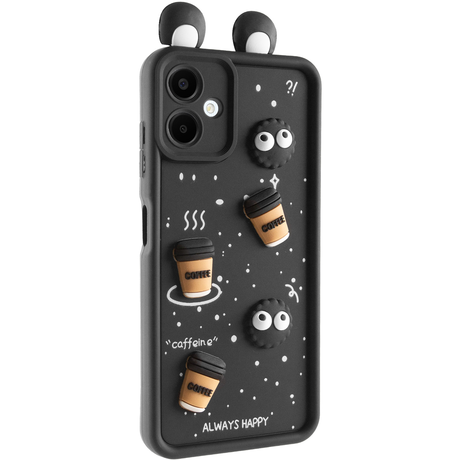 Чохол TPU Toys Case with Ears для Samsung Galaxy A06 (Black)