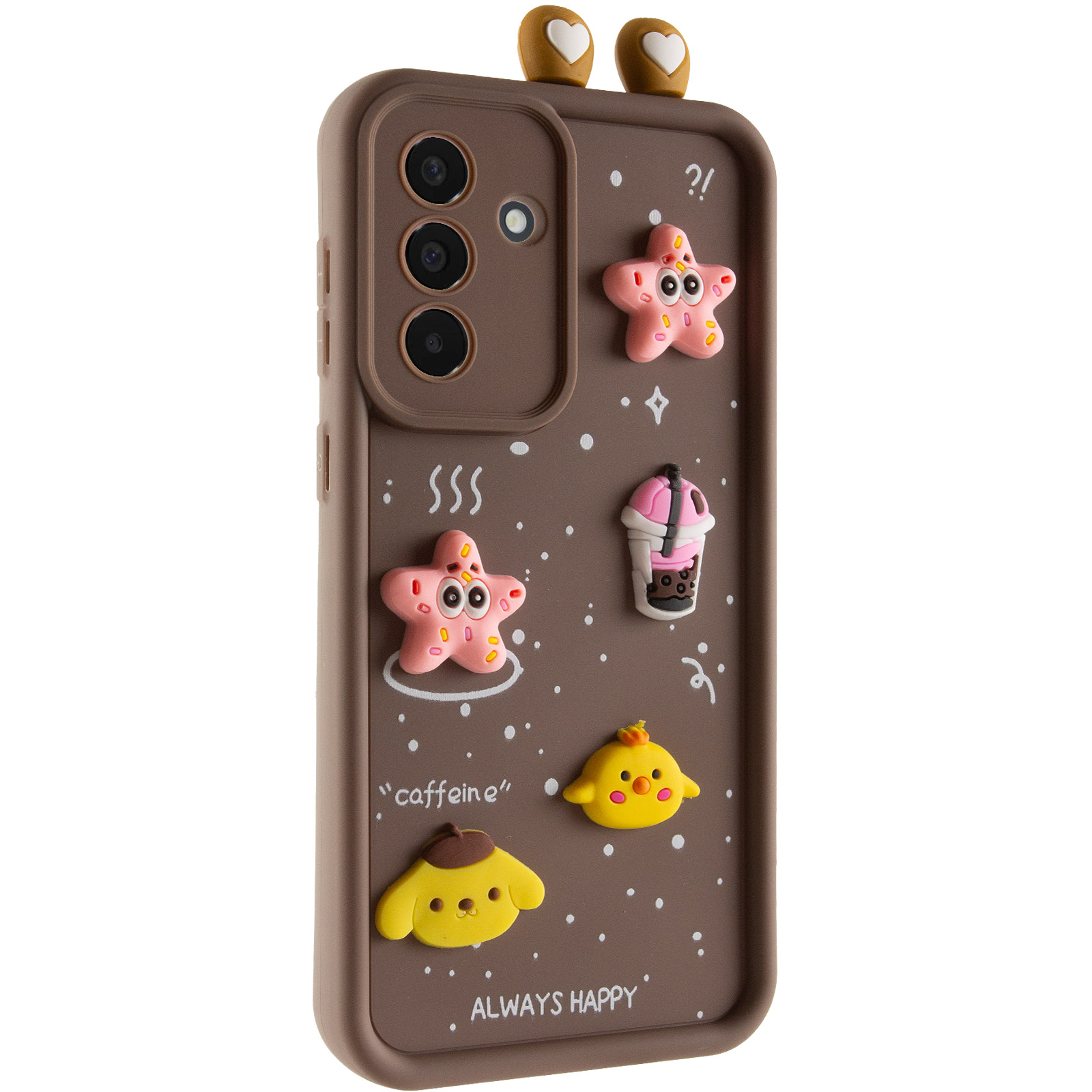Чехол TPU Toys Case with Ears для Samsung Galaxy A36 5G (Brown)