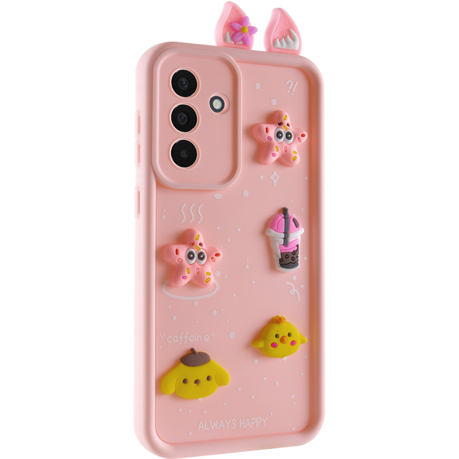 Чехол TPU Toys Case with Ears для Samsung Galaxy A36 5G (Light Pink)