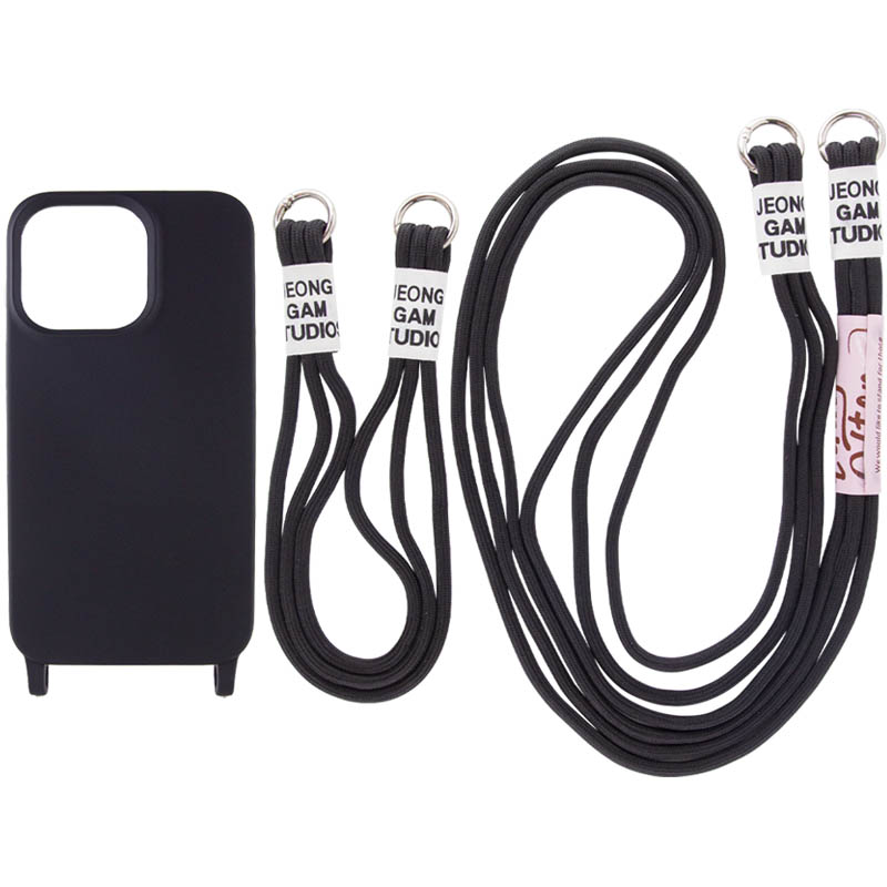 Чохол TPU two straps California для Apple iPhone 11 Pro (5.8") (Чорний)