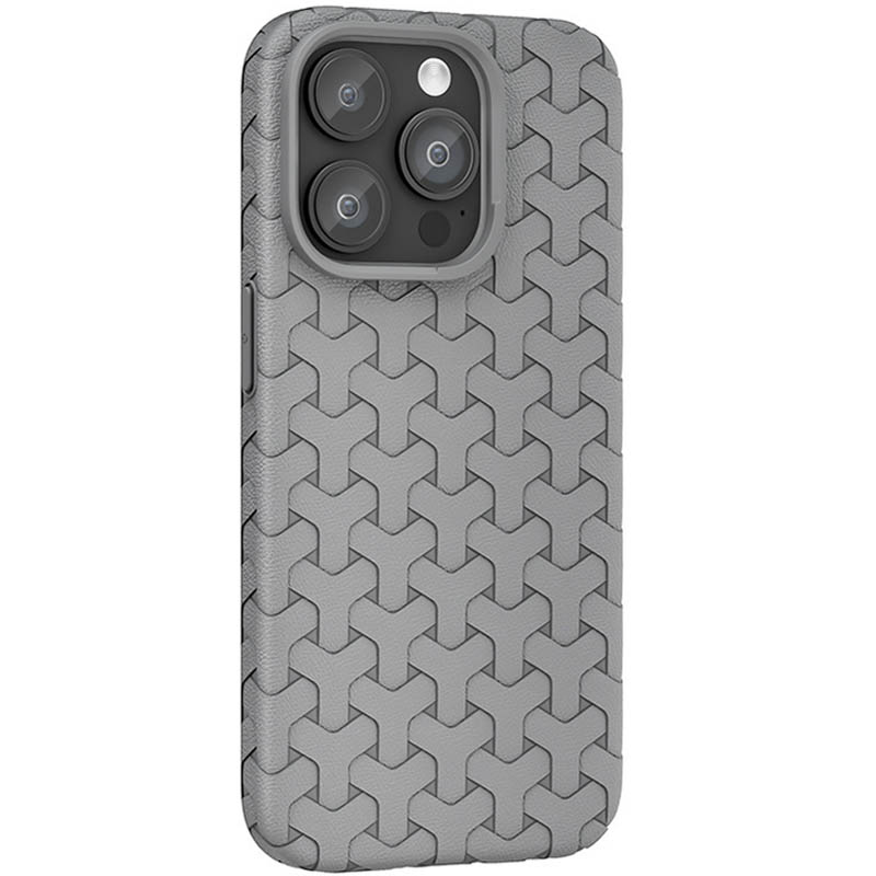 Чехол TPU Weaving для Apple iPhone 12 Pro / 12 (6.1") (Grey)