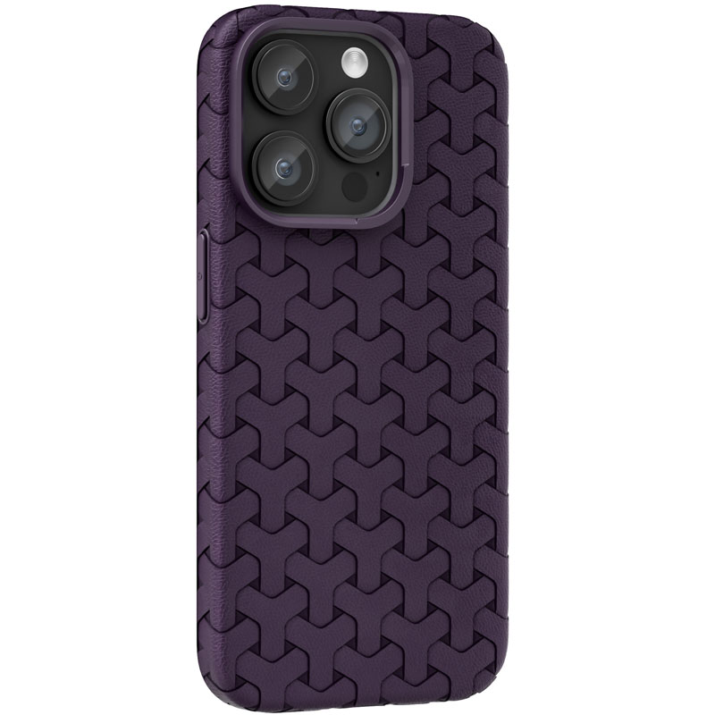 Чехол TPU Weaving для Apple iPhone 12 Pro / 12 (6.1") (Purple)