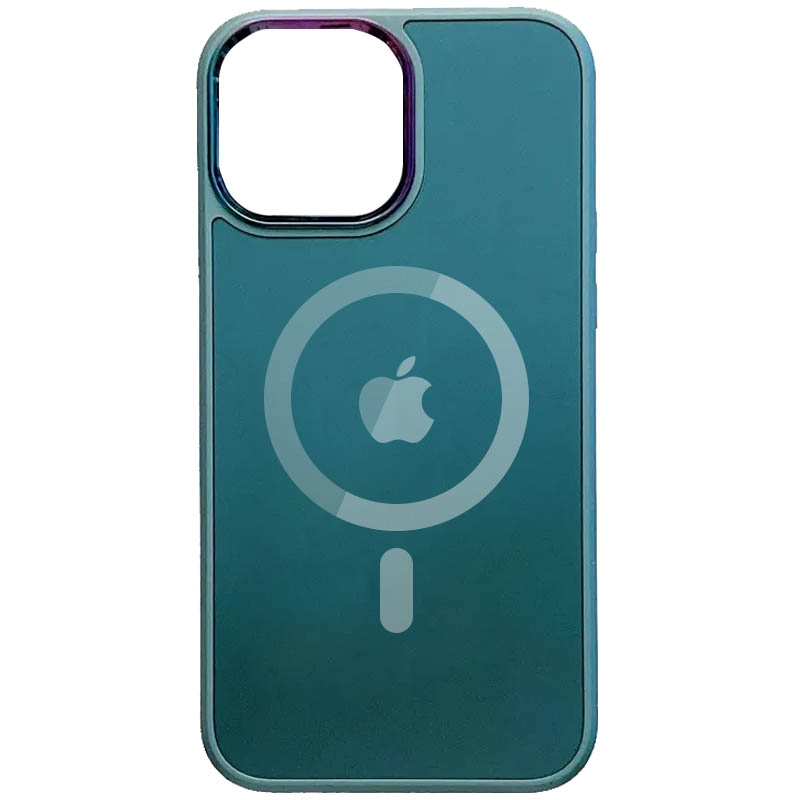 Чехол TPU+Glass Sapphire Mag Evo case для Apple iPhone 14 Pro (6.1") (Pine green)