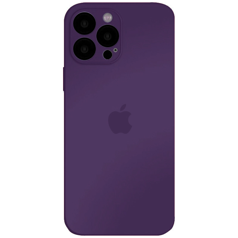 Чехол TPU+Glass Sapphire matte case для Apple iPhone 12 (6.1") (Deep Purple)