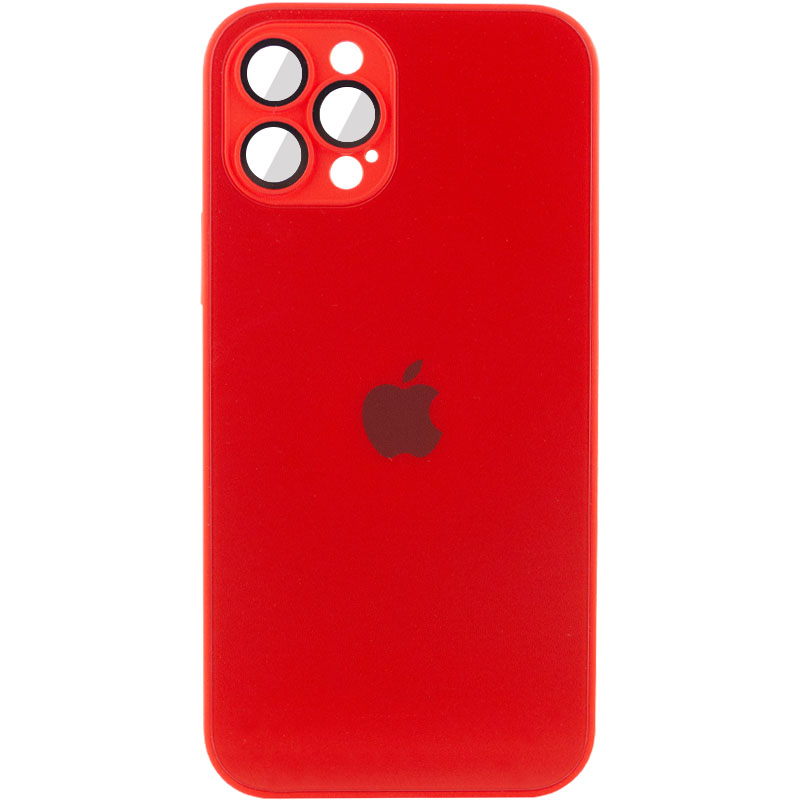 Чехол TPU+Glass Sapphire matte case для Apple iPhone 12 Pro Max (6.7") (Cola Red)
