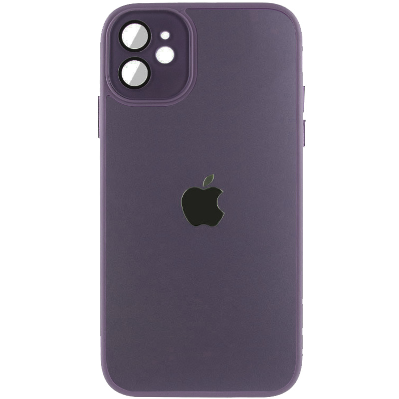 Чохол TPU+Glass Sapphire Midnight для Apple iPhone 12 (Фіолетовий / Deep Purple)