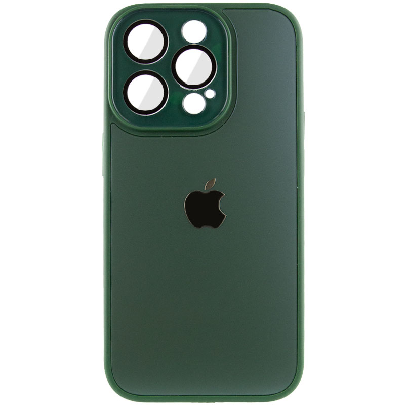 Чехол TPU+Glass Sapphire Midnight для Apple iPhone 13 Pro Max (6.7") (Зеленый / Forest green)