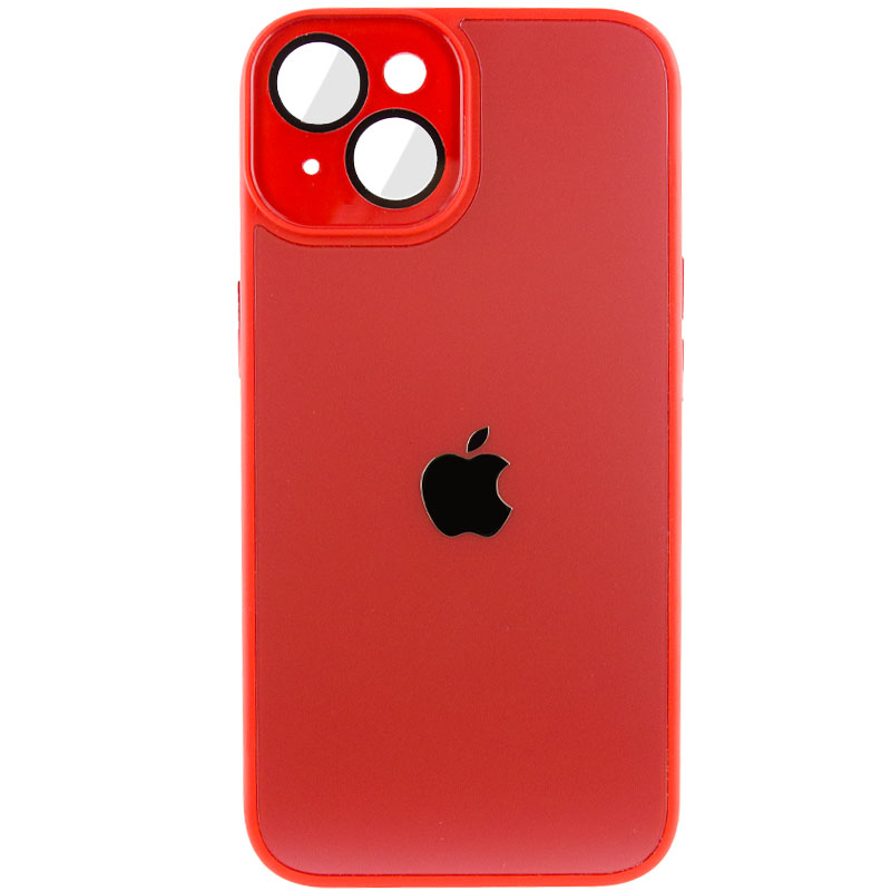 Чохол TPU+Glass Sapphire Midnight для Apple iPhone 14 (6.1") (Червоний / Red)