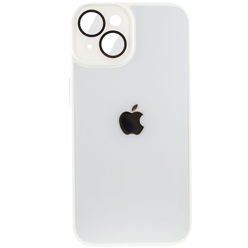 Чохол TPU+Glass Sapphire Midnight для Apple iPhone 14 Plus (6.7") (Білий / White)