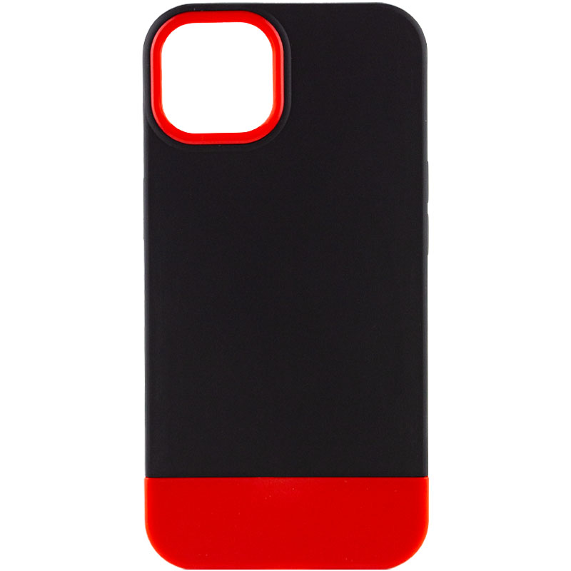 Чохол TPU+PC Bichromatic для Apple iPhone 13 (6.1") (Black / Red)