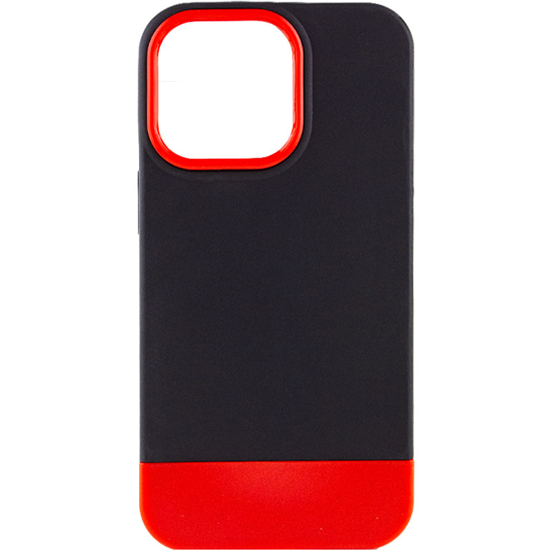 Чехол TPU+PC Bichromatic для Apple iPhone 13 Pro (6.1") (Black / Red)