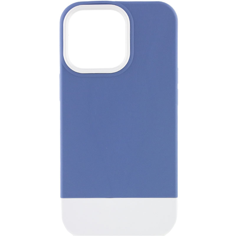 Чехол TPU+PC Bichromatic для Apple iPhone 13 Pro (6.1") (Blue / White)