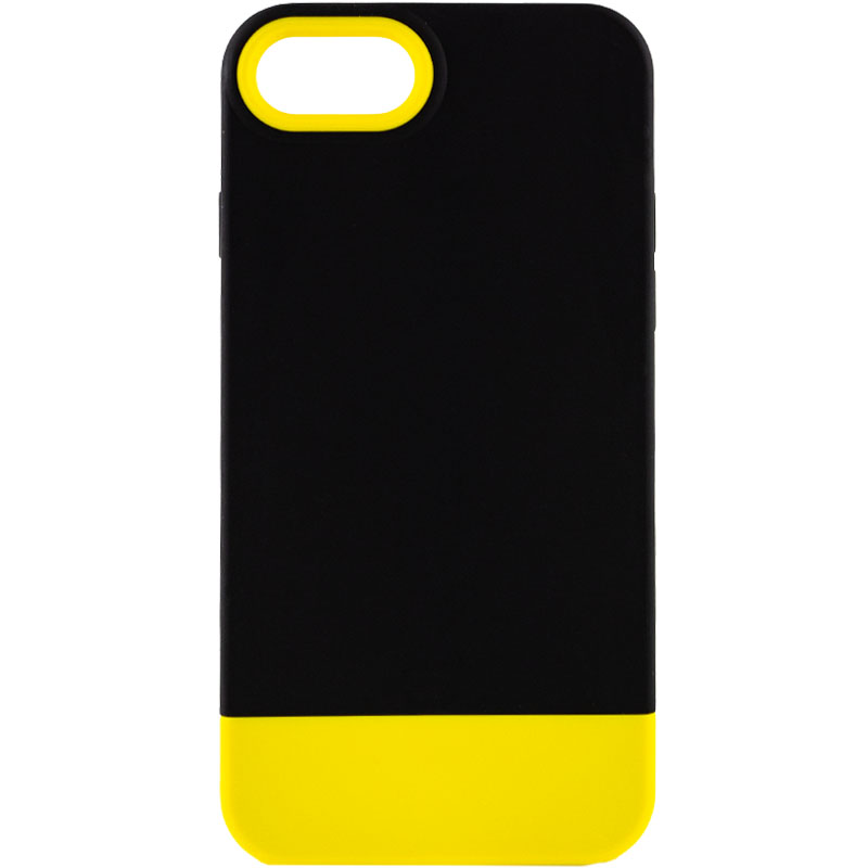 Чехол TPU+PC Bichromatic для Apple iPhone 7 (4.7') (Black / Yellow)