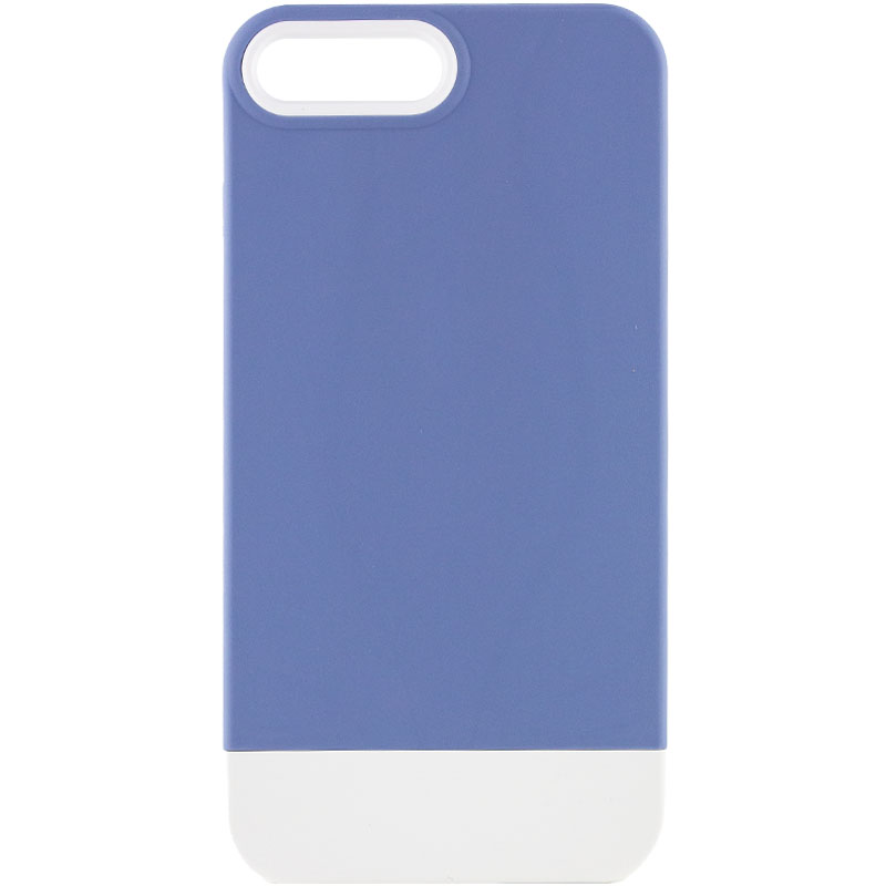 Чехол TPU+PC Bichromatic для Apple iPhone 7 plus (5.5') (Blue / White)