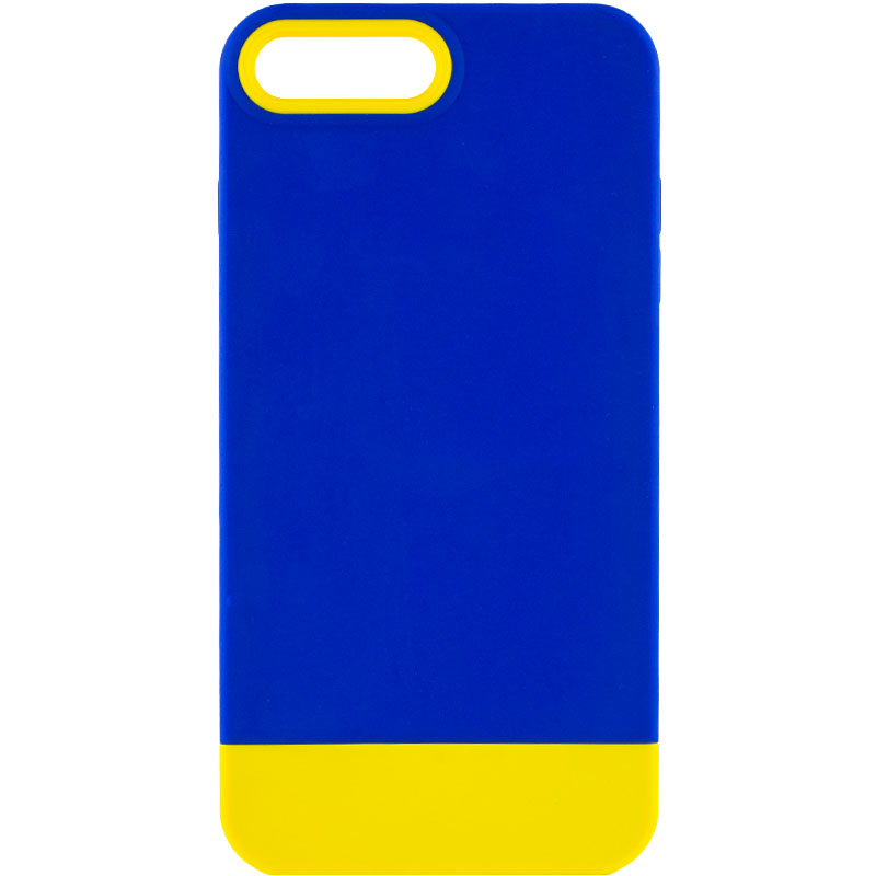 Чохол TPU+PC Bichromatic для Apple iPhone 7 plus (5.5'') (Navy Blue / Yellow)