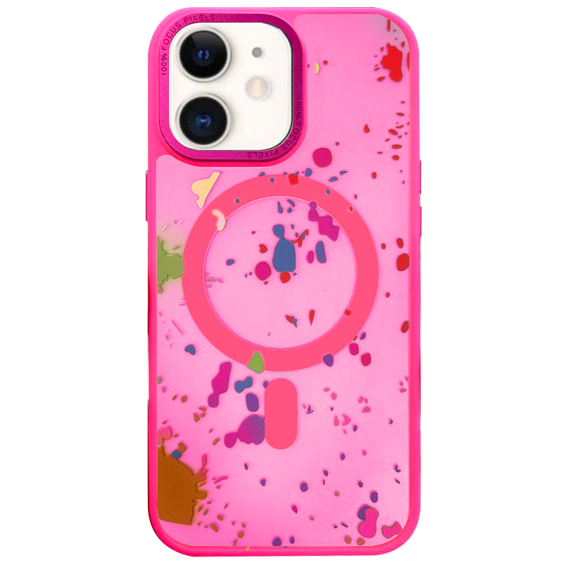 Чехол TPU+PC Flush with MagSafe для Apple iPhone 11 (6.1") (Barbie Pink)
