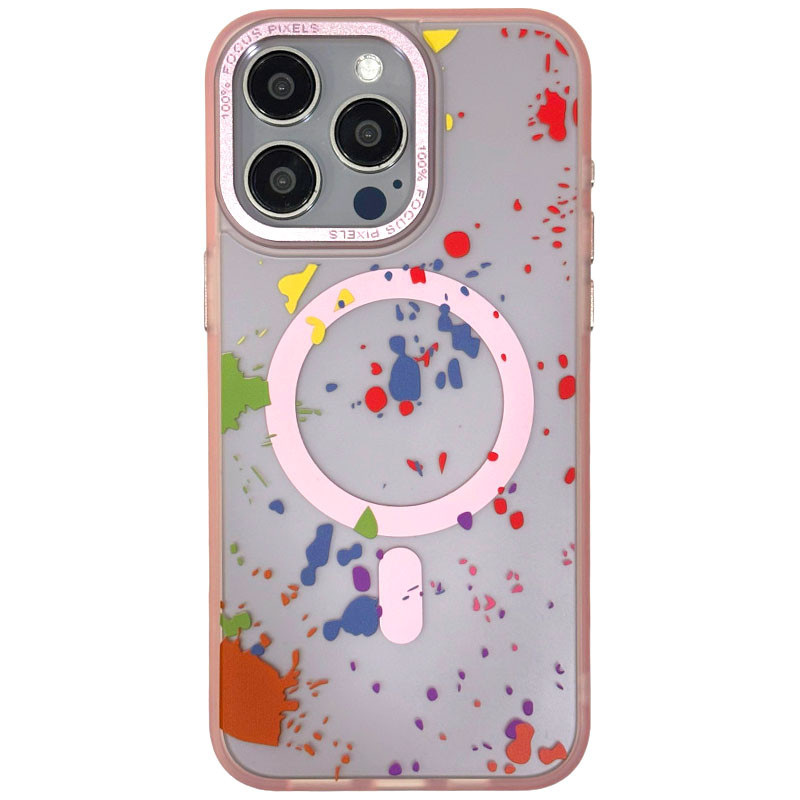Чехол TPU+PC Flush with MagSafe для Samsung Galaxy S24 FE (Baby pink)