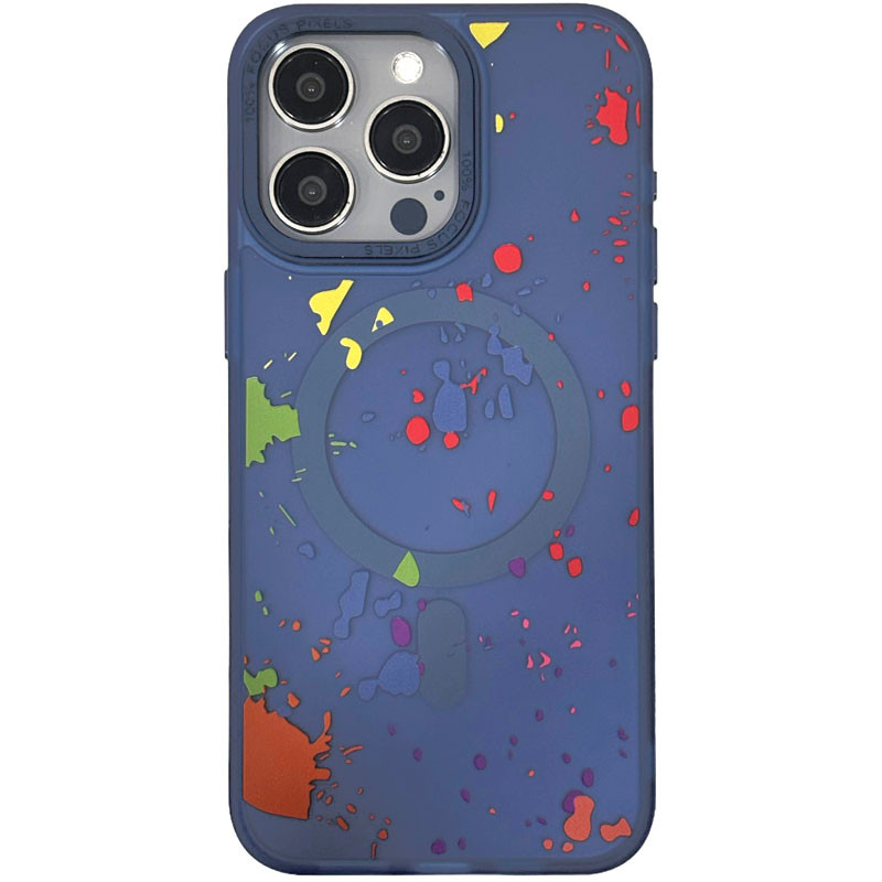 Чехол TPU+PC Flush with MagSafe для Samsung Galaxy S24 FE (Dark blue)