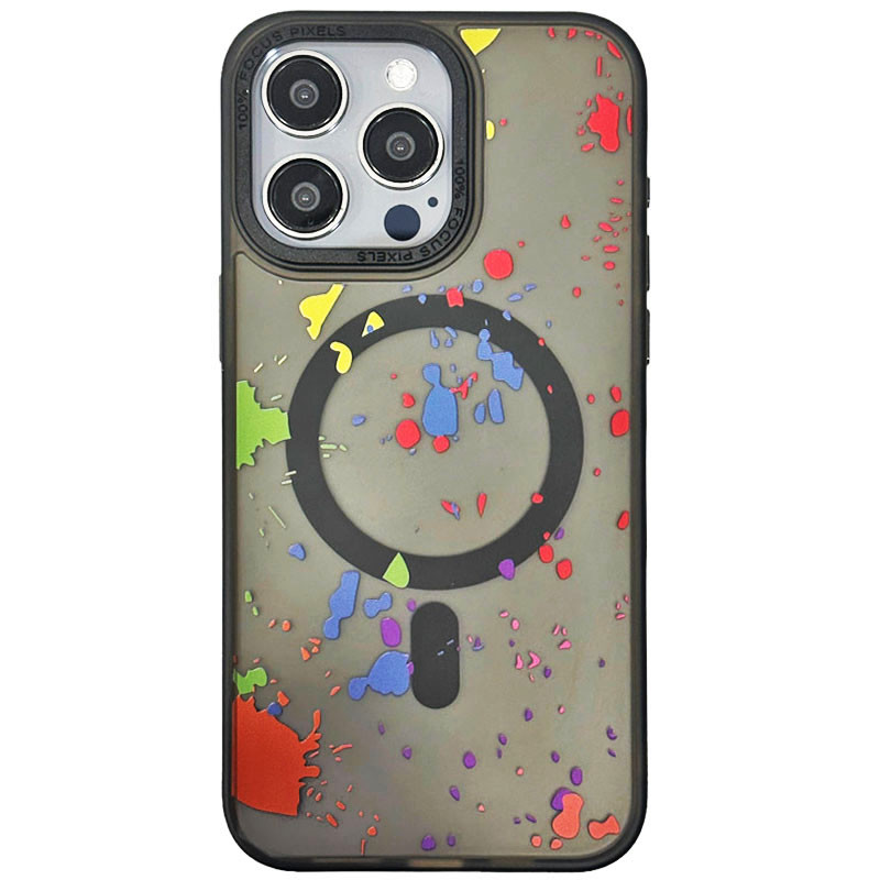 Чехол TPU+PC Flush with MagSafe для Samsung Galaxy S24 FE (Titanium black)