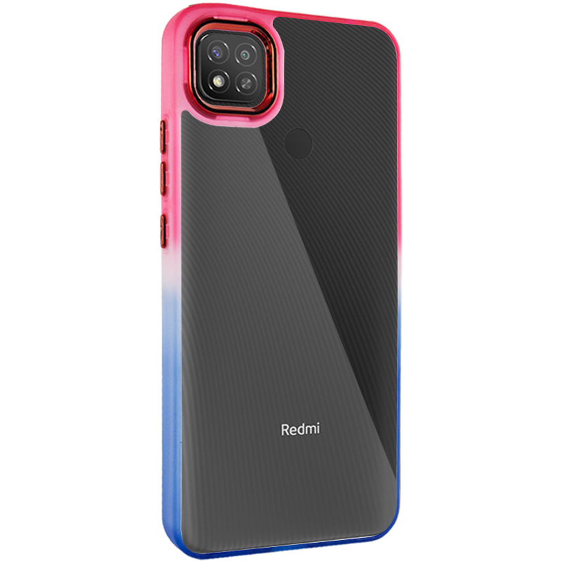 Чохол TPU+PC Fresh sip series для Xiaomi Redmi 9C (Синій / рожевий)