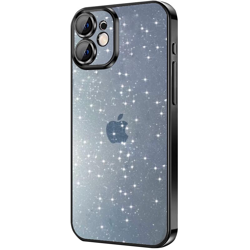 Чехол TPU+PC Glittershine для Apple iPhone 12 (6.1") (Black)