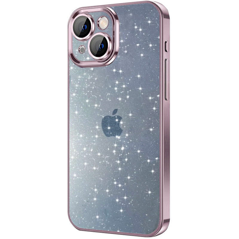 Чехол TPU+PC Glittershine для Apple iPhone 14 (6.1") (Rose Gold)