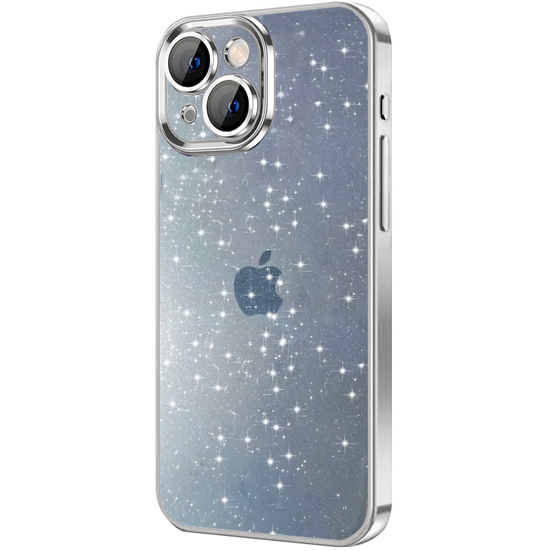 Чохол TPU+PC Glittershine для Apple iPhone 14 (6.1") (Silver)