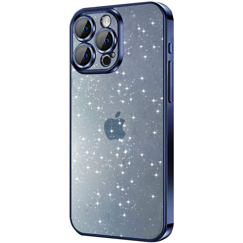 Чохол TPU+PC Glittershine для Apple iPhone 14 Pro (6.1") (Dark Blue)