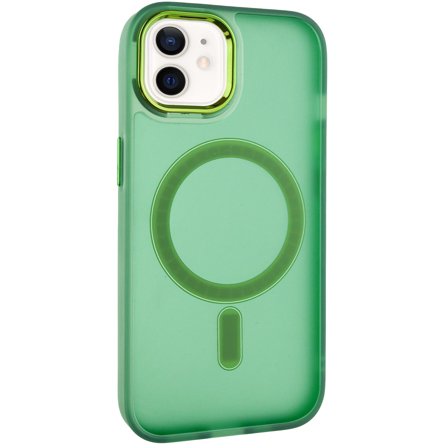 Чохол TPU+PC Lily with MagSafe для Apple iPhone 11 (6.1") (Army Green)