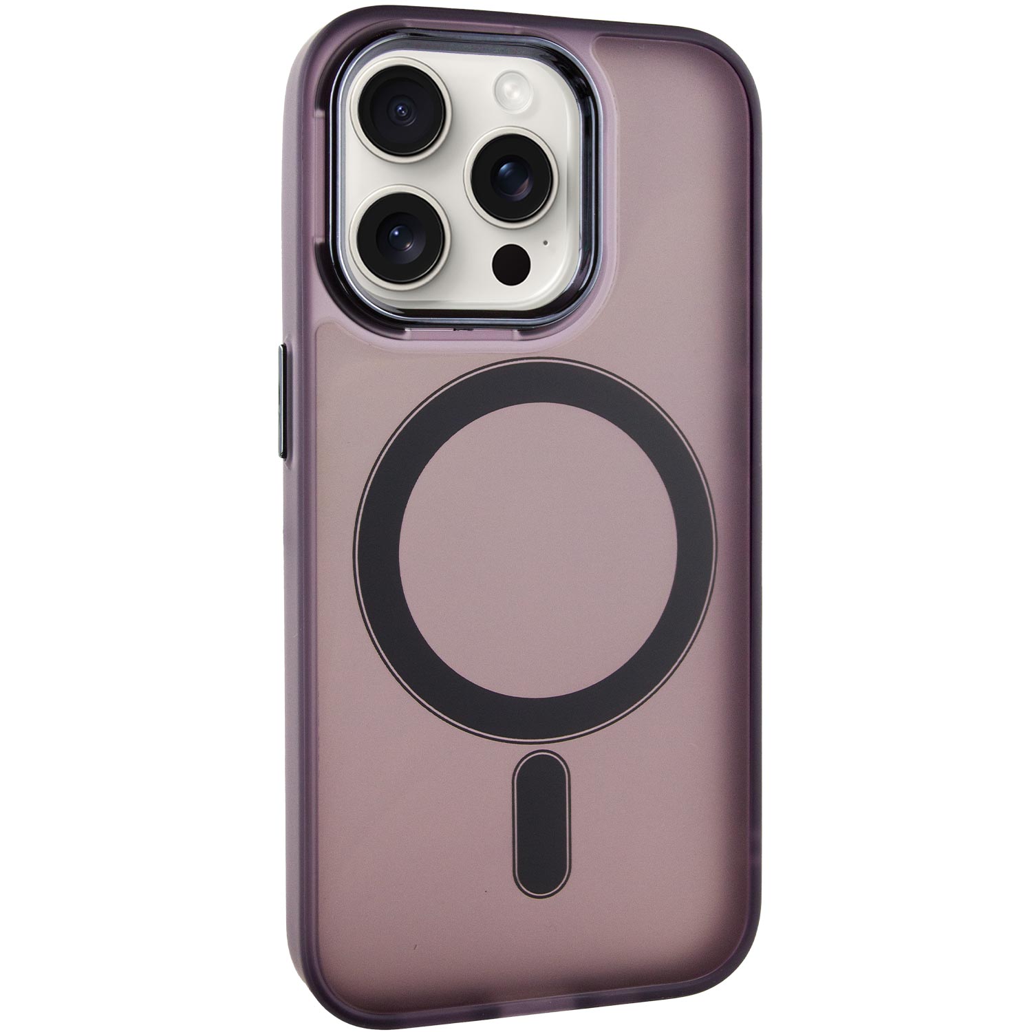 Чехол TPU+PC Lily with MagSafe для Apple iPhone 12 Pro / 12 (6.1") (Dark Purple)