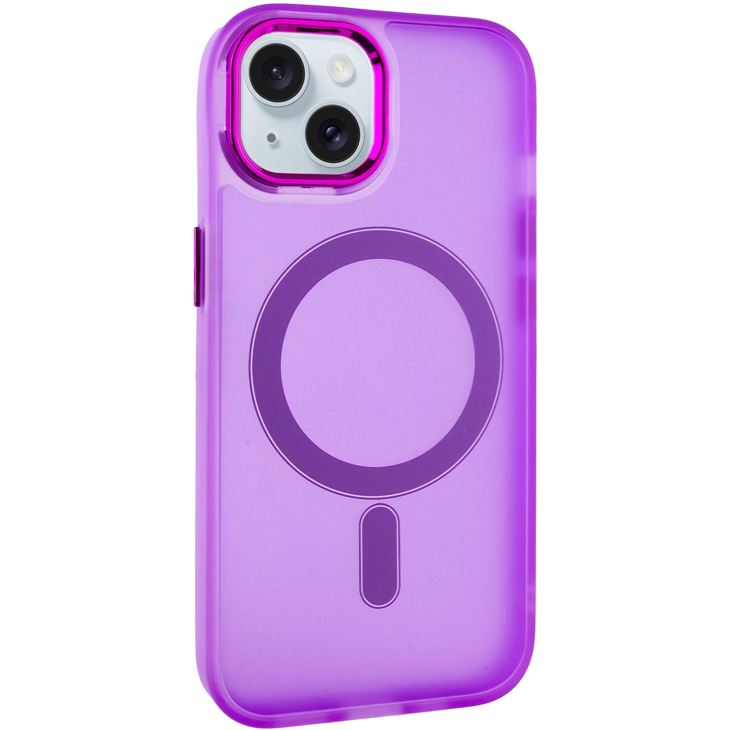 Чохол TPU+PC Lily with MagSafe для Apple iPhone 13 (6.1") (Purple)