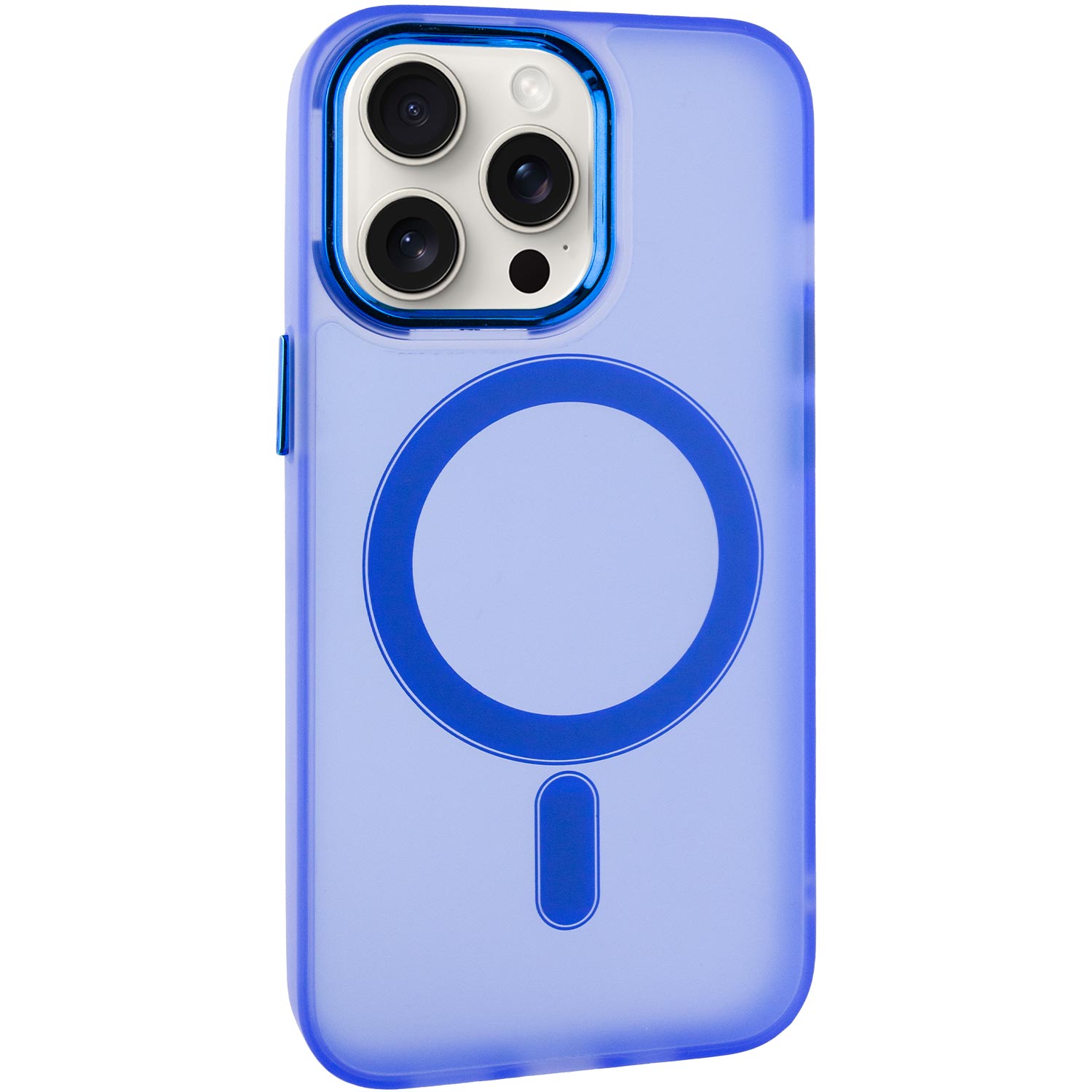 Чехол TPU+PC Lily with MagSafe для Apple iPhone 13 Pro (6.1") (Blue)