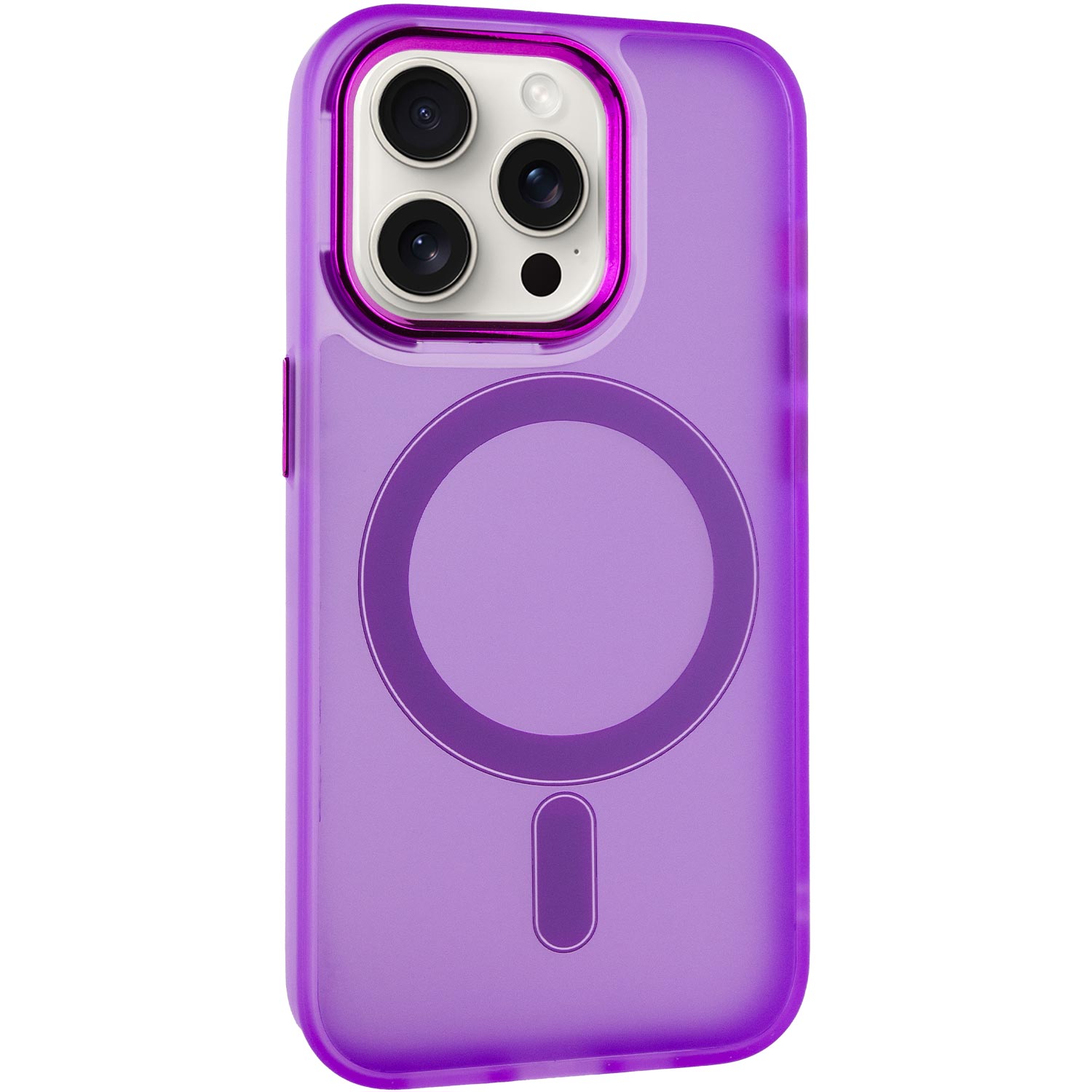 Чохол TPU+PC Lily with MagSafe для Apple iPhone 15 Pro Max (6.7") (Purple)
