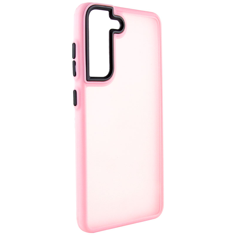 Чохол TPU+PC Lyon Frosted для Samsung Galaxy S21 FE (Pink)