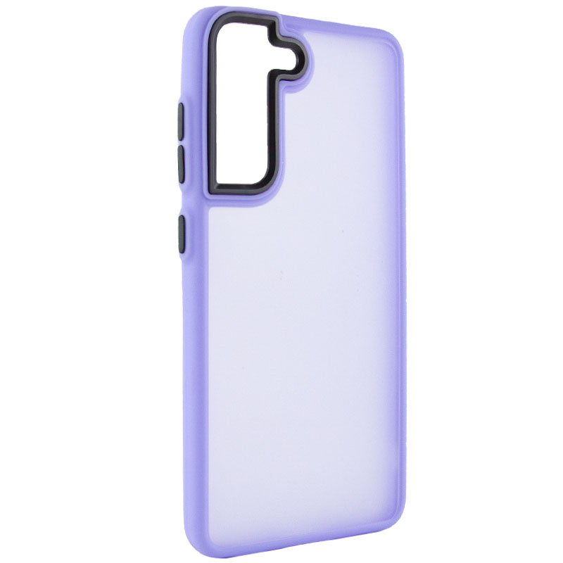 Чохол TPU+PC Lyon Frosted для Samsung Galaxy S21 FE (Purple)