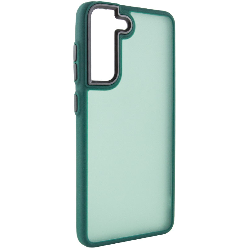 Чехол TPU+PC Lyon Frosted для Samsung Galaxy S22 (Green)