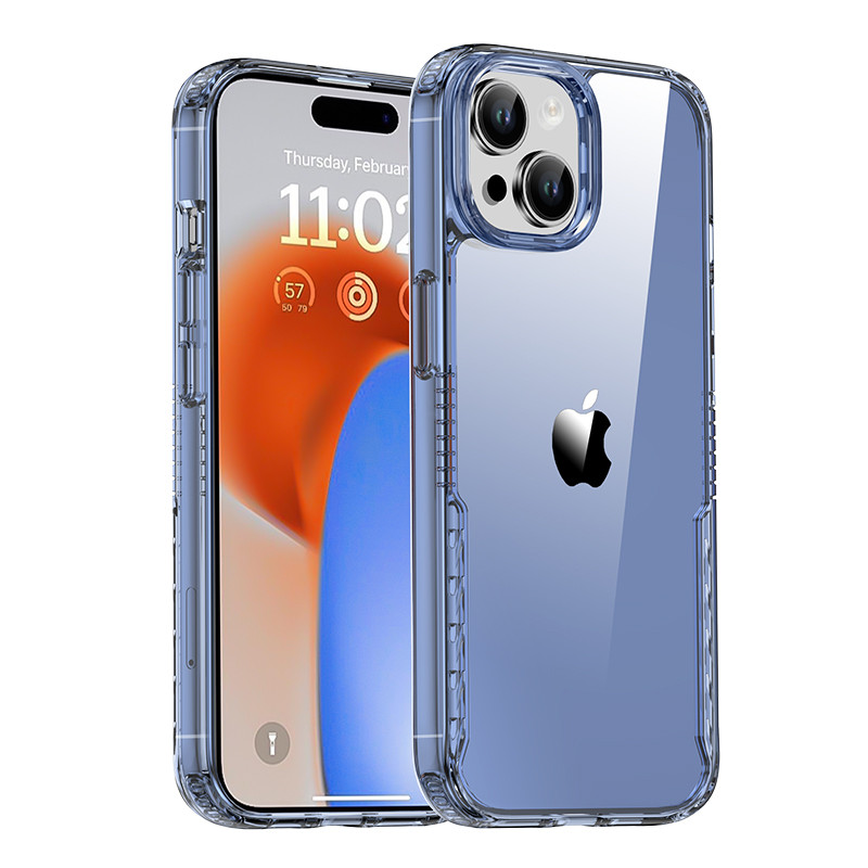 Чехол TPU+PC Multi-Color для Apple iPhone 14 (6.1") (Blue)