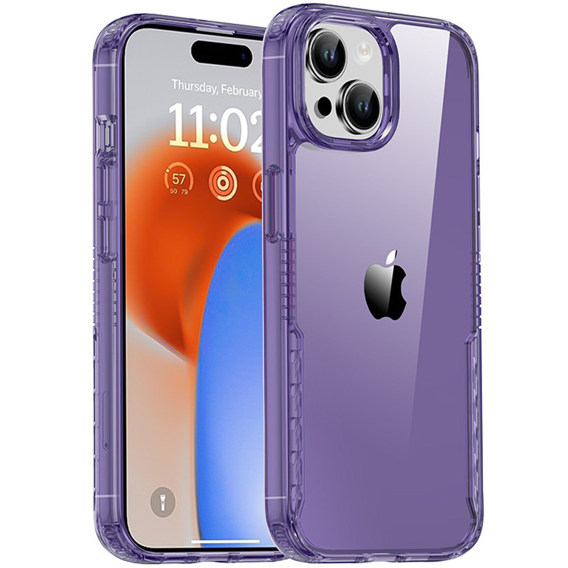 Чохол TPU+PC Multi-Color для Apple iPhone 15 (6.1") (Purple)