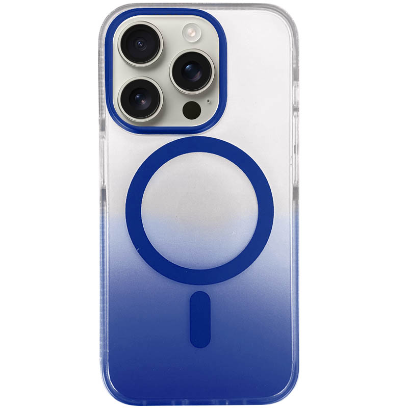 Чохол TPU+PC Phantom with MagSafe для Apple iPhone 15 Pro Max (6.7") (Blue)
